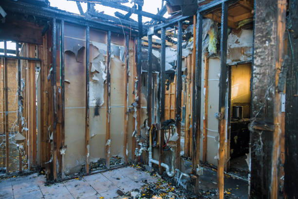 Professional Fire Damage Repair technician working in Gordon, GA
